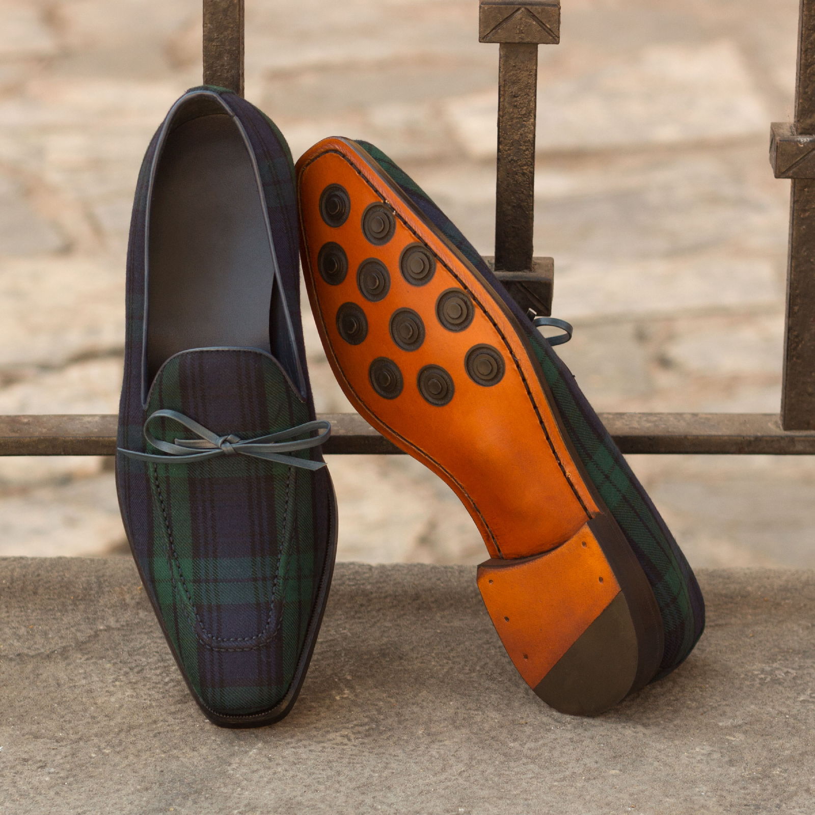 Tartan Bow Loafer