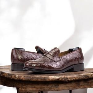 Exotic skin Loafer — alligator